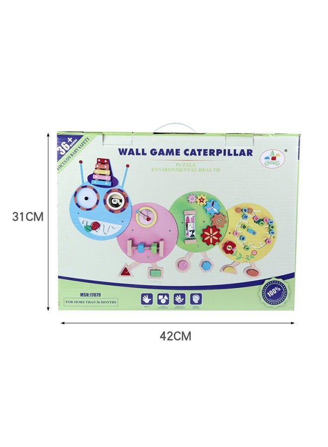 JSAITOYS Cute Caterpillar Shape Early Education Toys, Happy Enlightenment Cognition  - Image 5