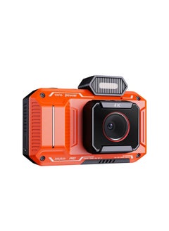 Generic Digital Camera Photographable Video Print HD Pixel 4K Professional Beginner CCD SLR Children Student Gift-Body Color: Orange 64g★Dual Camera★18x Zoom★Beauty And Anti-shake★4k Video Recording  - Image 1
