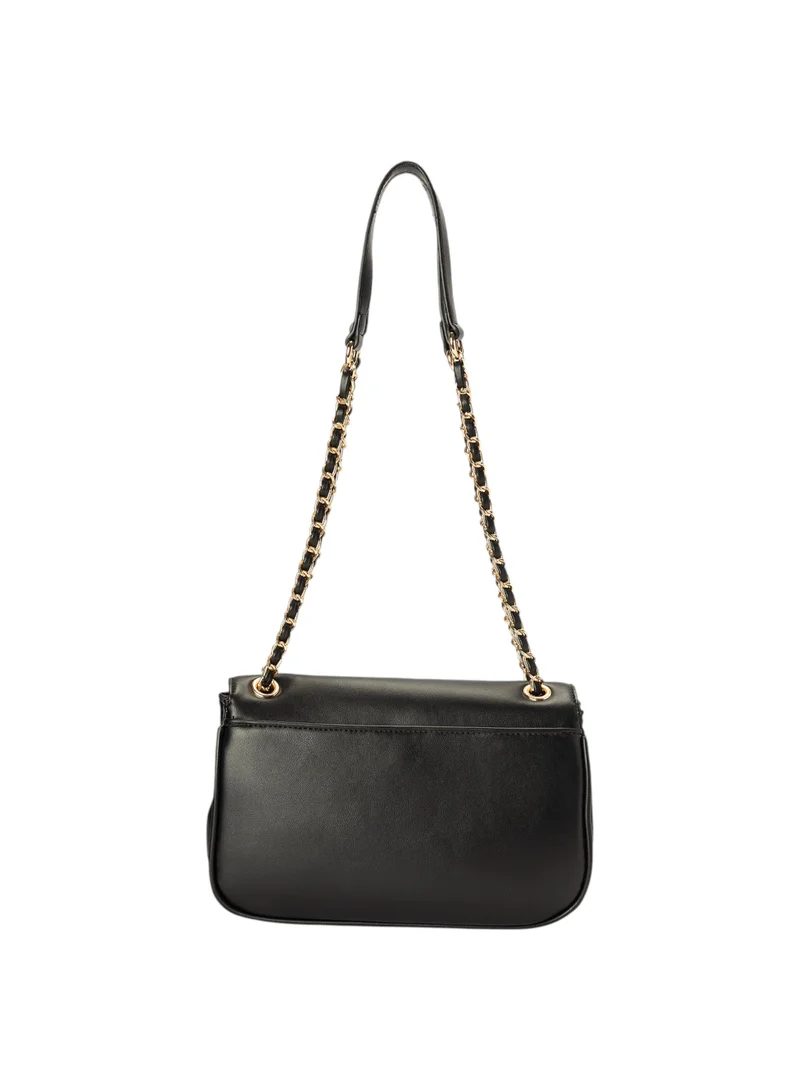 Bata Stitch Detail Flap Over Sling Bag