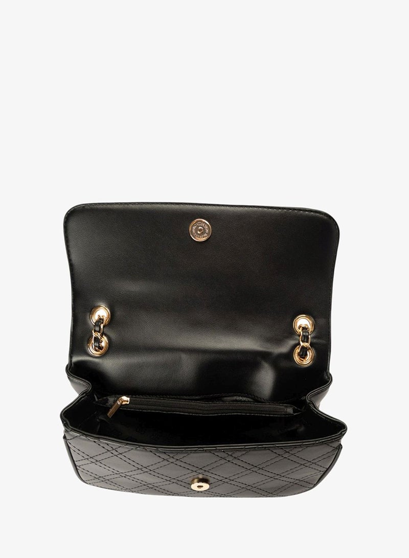 Bata Stitch Detail Flap Over Sling Bag - Image 4