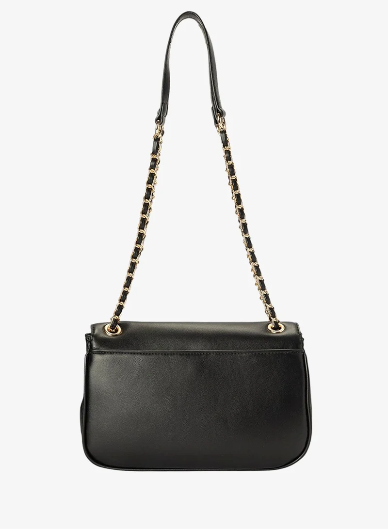 باتا حقيبة سيلينغ بغطاء مزين بتفاصيل الخياطة