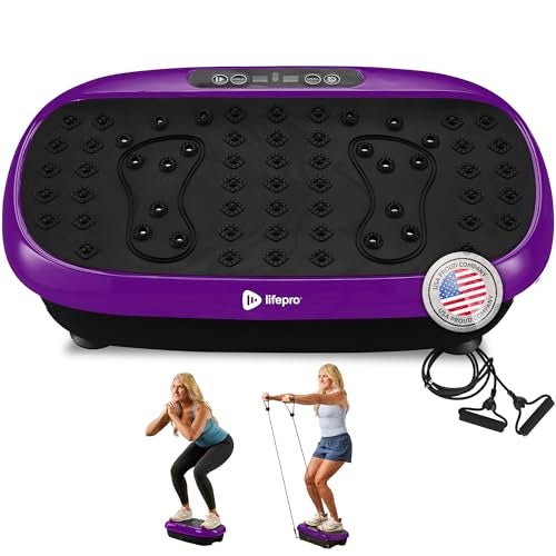 Lifepro HexaPlate Lite Vibration Plate Exercise Machine with Magnetic Acupoints - Full Body Vibration Platform for Beginners and Recovery - Lymphatic Drainage Massager for Muscle Toning and Fitness - Image 1