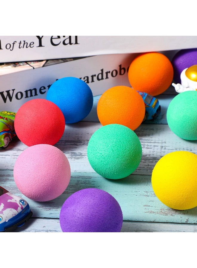 سندير 100 قطعة من كرات الإسفنج الصغيرة للأطفال، كرات إسفنجية ناعمة خفيفة الوزن، كرات لعب متنوعة لحفلات أعياد الميلاد، هدايا عيد الحب، جوائز الكرنفال، هدية للفصل الدراسي، 7 ألوان - Image 4