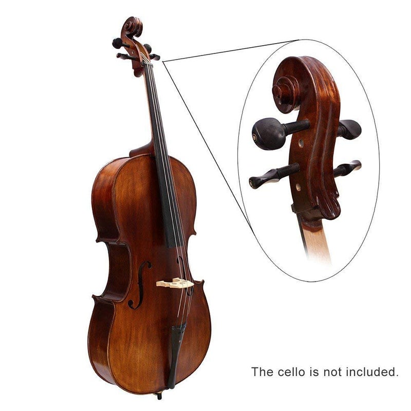 SALABLEZ ® 4pcs 4/4 Violin Tuning Accessory Kit | Ebony Cello Pegs for Tuning | Durable Precision Fit | Ideal for Violin & Cello Repairs | Professional Maintenance Tools - Image 3