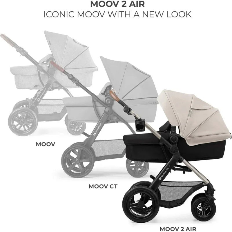 Kinderkraft Moov 2 Air Stroller With Flip Arm (3in1) - Image 2