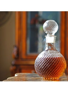 Cool Baby COOLBABY 1000ML Round Drinking Glass Bottle decanter with Lid And Stopper  - Image 3