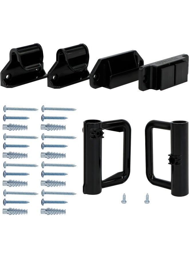 BETERTEK Retractable Mesh Baby Gate Replacement Parts (Black) - Image 1