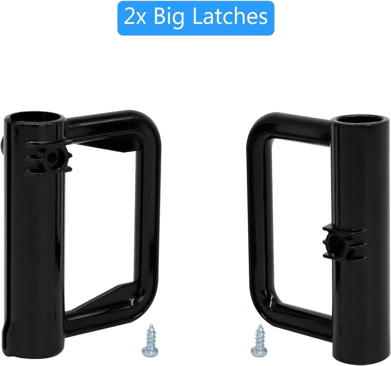 BETERTEK Retractable Mesh Baby Gate Replacement Parts (Black) - Image 5