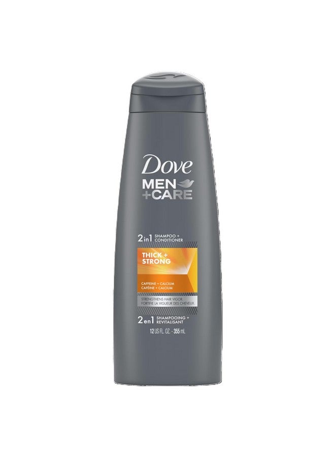 دوف شامبو وبلسم 2 في 1 لتقوية الشعر من Men+Care، 12 أونصة سائلة - عبوة من قطعتين - Image 1
