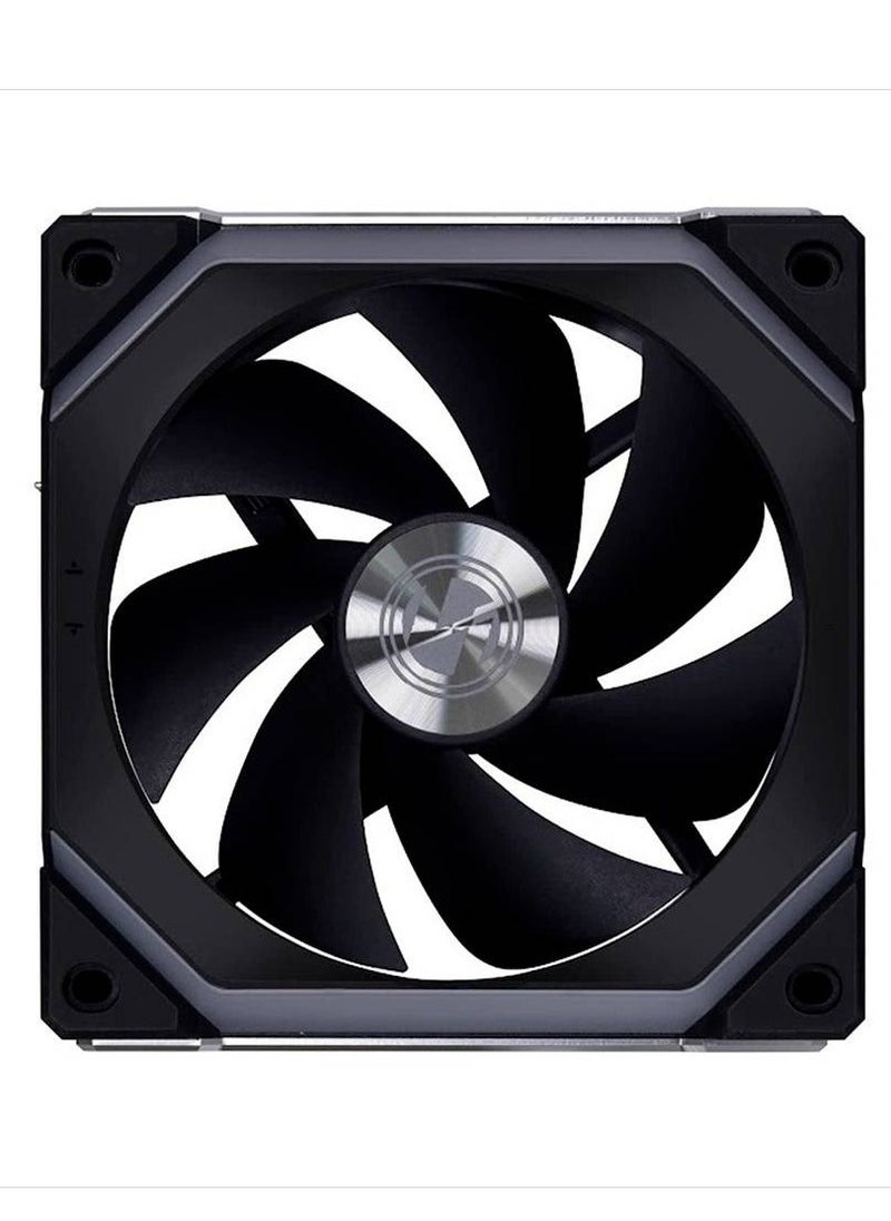 LIAN LI - UNI FAN SL V2 Revolutionized Daisy-Chain ARGB Fan, Modular 120mm Fans, Up to 2000 RPM Fan Speed, 64.5 CFM Airflow, Sophisticate Lighting Effects, 3 Pack, Black | G99.12SLV23B.00 - Image 1