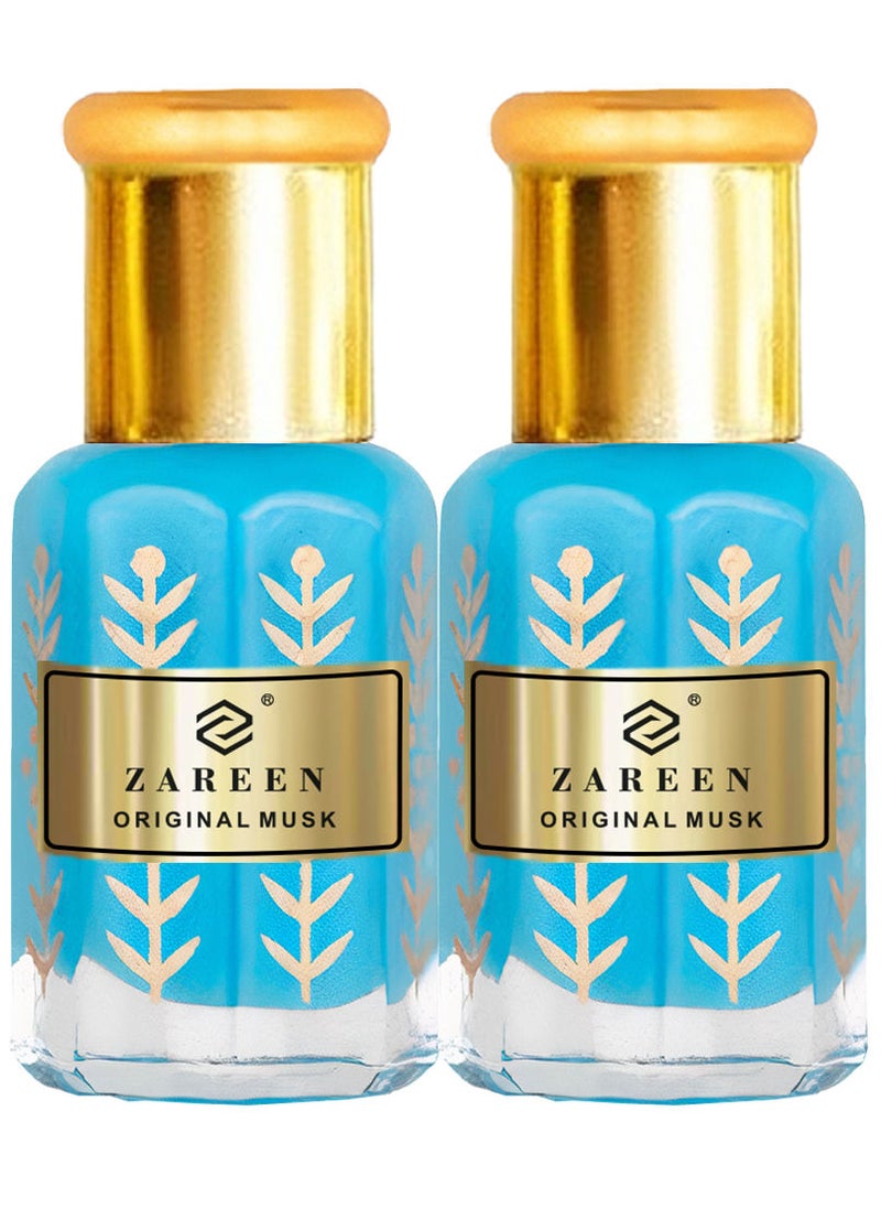 ZAREEN Set of 2 pieces Powder Musk 6 ml  - Image 1