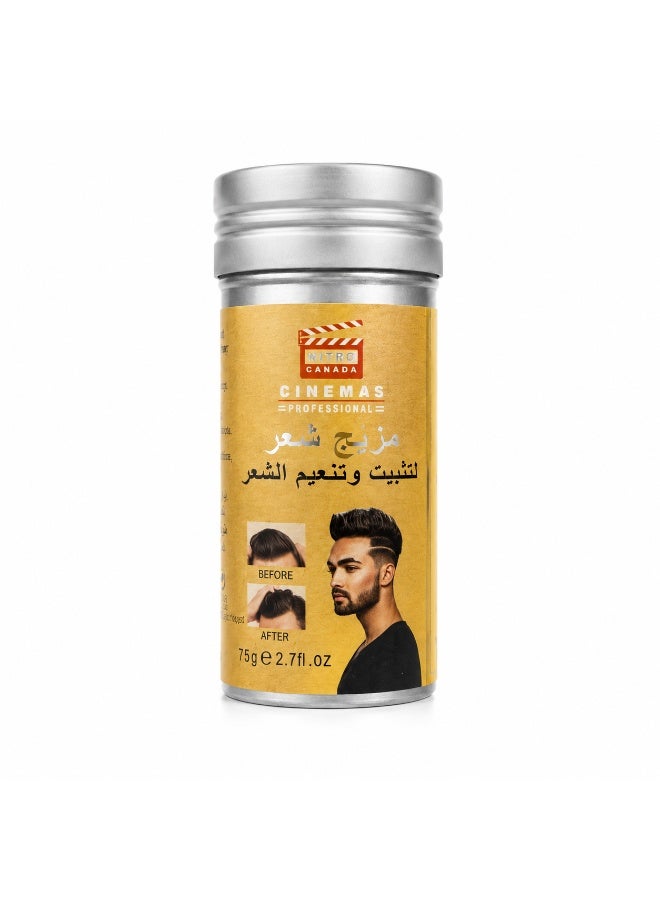 نيترو كندا معجون شعر تشكيل احترافي من نايترو كندا - تثبيت قوي، لمعان طبيعي، 75 جم - Image 1