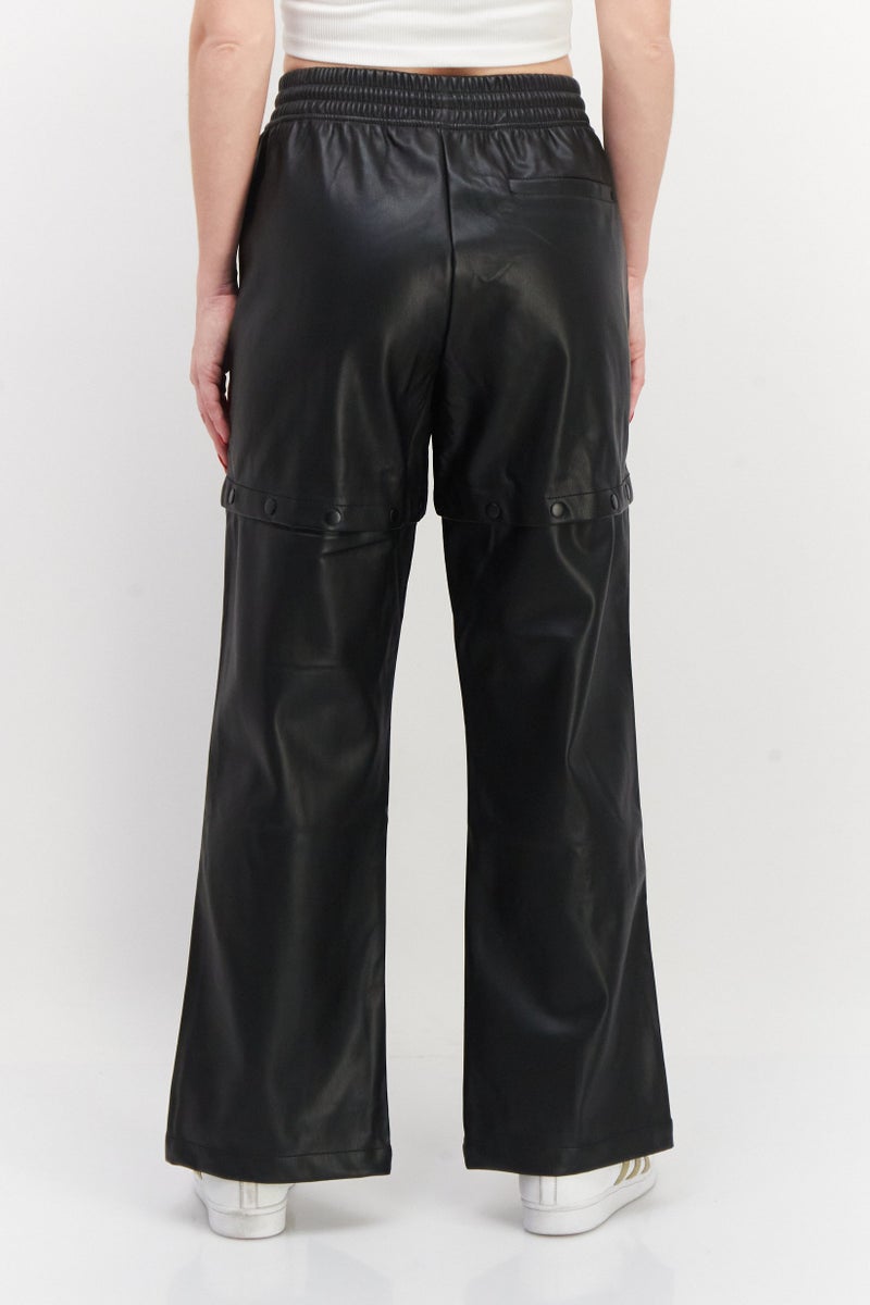 adidas Originals Women Sportswear Fit Outdoor Track Pants, Black  - Image 2