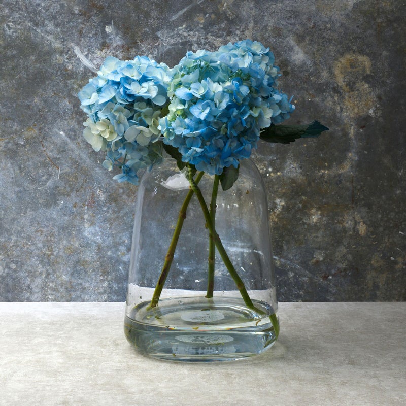 Elements Glass Milk Bottle Vase  for Use with Dried or Faux Flowers and Greenery  4.2x4.2x4.72 Inch  Clear - Image 5