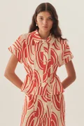 EXQUISE RED-BEIGE