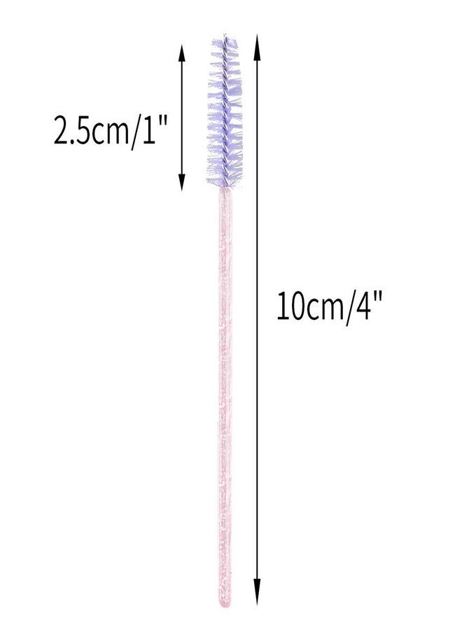 G2PLUS 100PCS Disposable Mascara Wands & Eyelash Spoolie Brush Applicators - Image 2