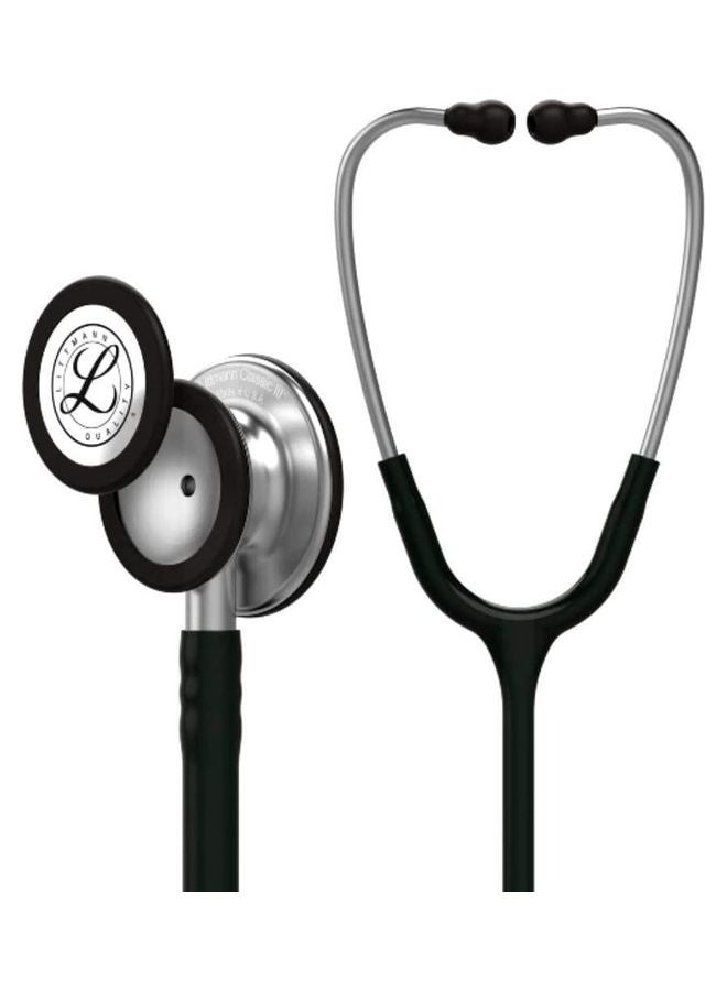 3M Littmann Stethoscope Classic III Black Tube with Standard Finish 5620  - Image 1