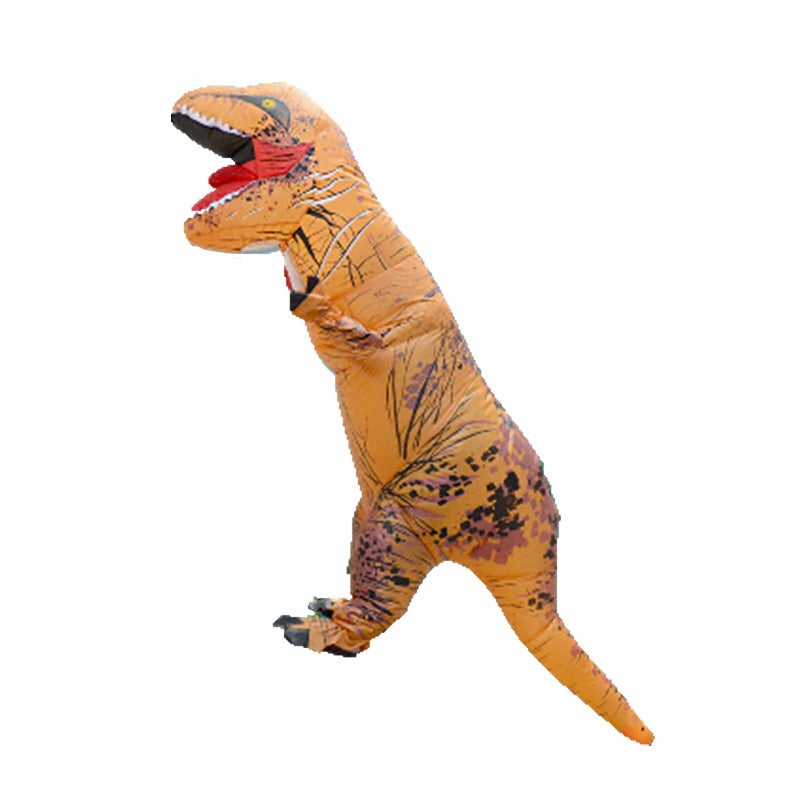 Cross-Border Halloween Masquerade Cycling Dinosaur Tyrannosaurus Rex Mount Doll Toy Funny Props Inflatable Suit - Image 1