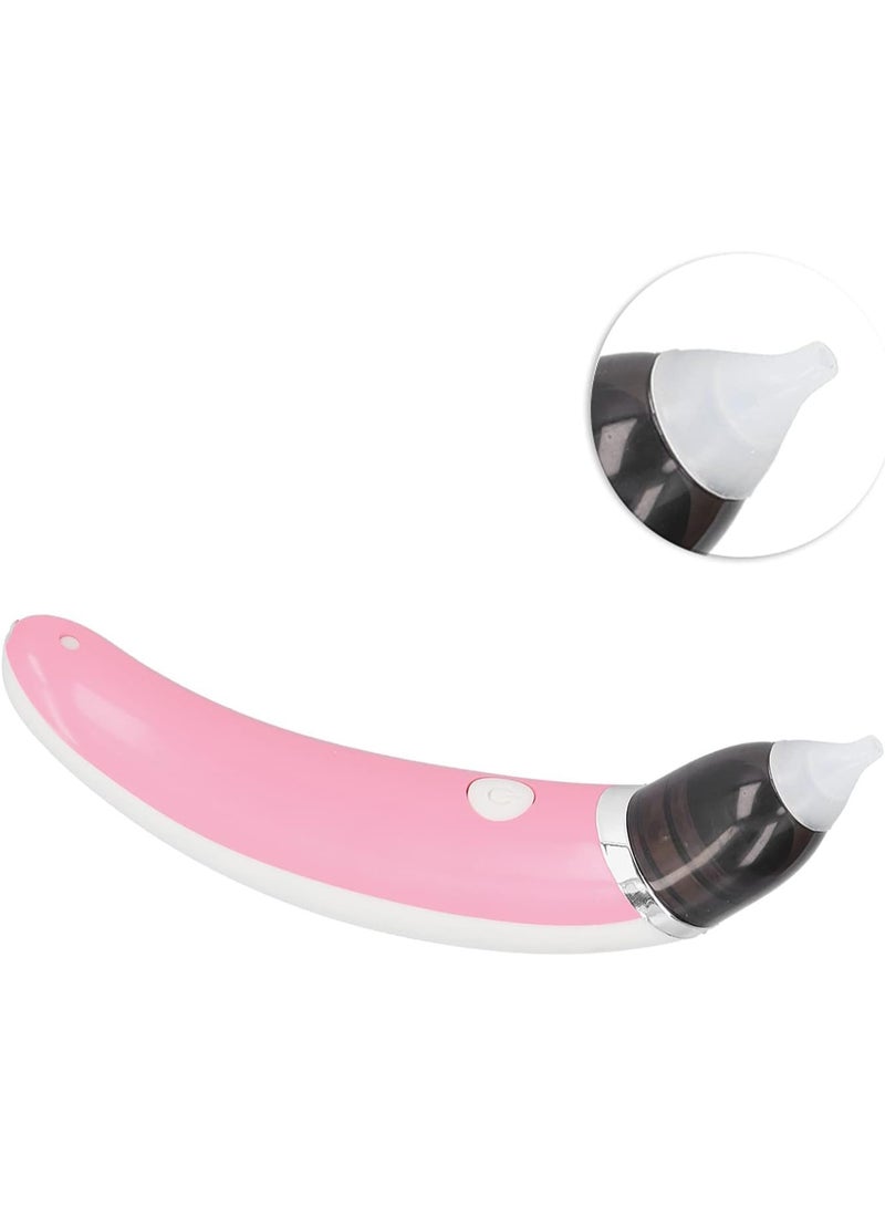 MiniMe Electric Nasal Aspirator Baby | 0–24 Months | Pink | Plastic & Silicone | USB Rechargeable & Five Suction Levels & One-Key Control & Soft Skin-Friendly Tip & Easy To Clean & Whisper-Quiet Operation | Compact & Portable Design - Image 1