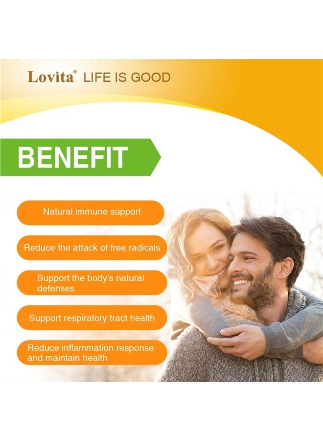 Lovita Bee Propolis Capsule 4000mg Equivalent, Immune Support, 5:1 Concentrate, Natural Propolis Extract, 30 Vegetarian Capsules (Pack of 3) - Image 3