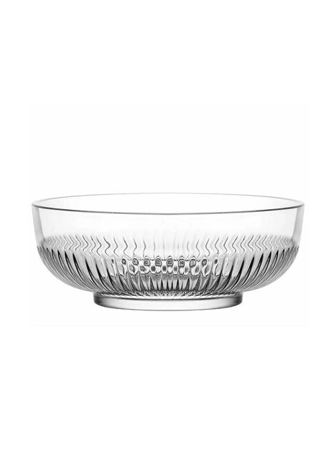 Glass serving bowl clear 1.5L