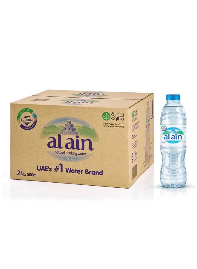 Al Ain Bottled Drinking Water 500ml × 24 Pack – Pure & Refreshing Hydration - Image 1