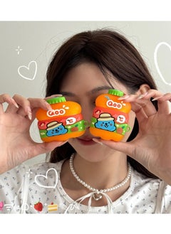 KUYING Suitable For Apple Bluetooth Earphones With Silicone Cartoon Protective Case 