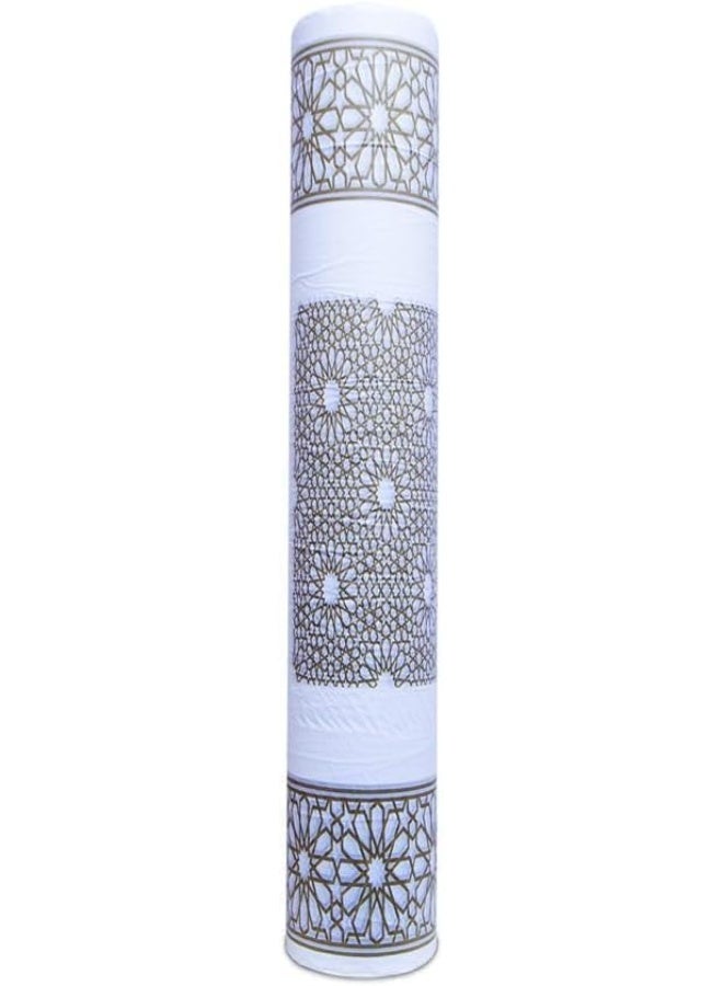 Disposable Plastic Table Cover Roll, Printed Decorative Sheet, (100x120cm), 50 Sheets per Rol, sfra rol Assorted Colours - Image 2