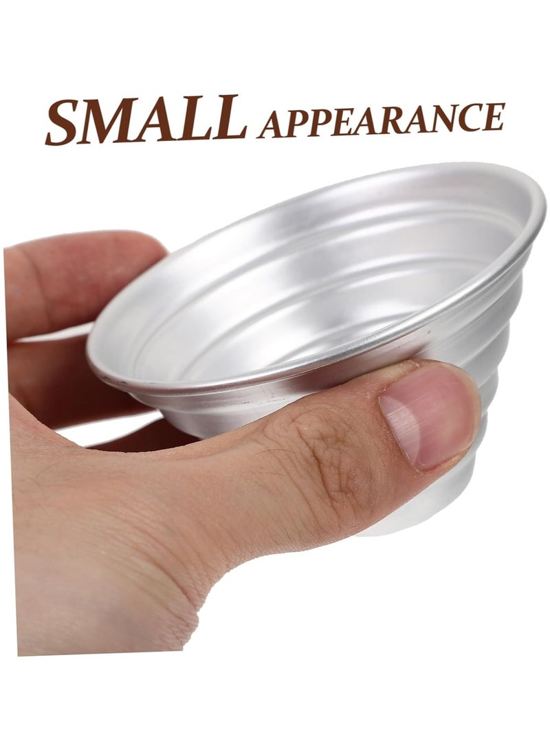 5pcs Cake Mold Set - Dariole Moulds, Muffin and Cupcake Baking Molds, Mini Chiffon Cake Pans, Aluminum Alloy Bakeware for Bread, Unique Bakeware Design - Image 3