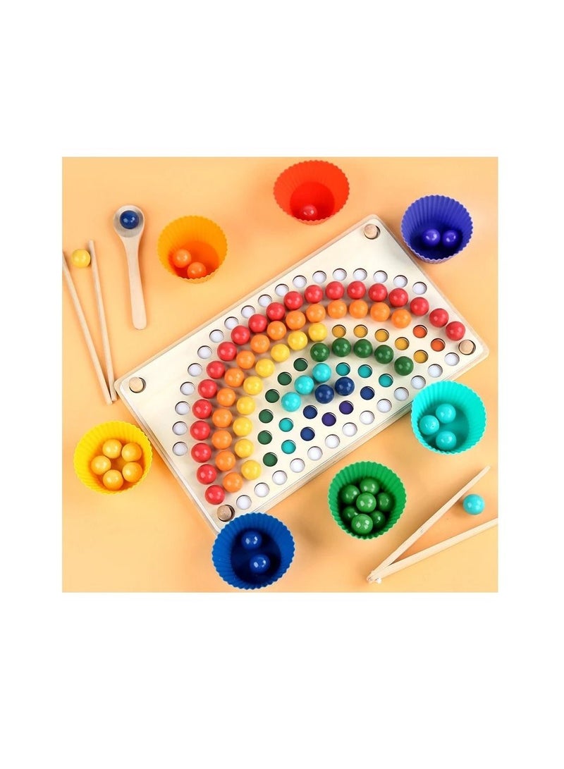 Pikkaboo Woody Buddy Rainbow Clip Beads - Image 3