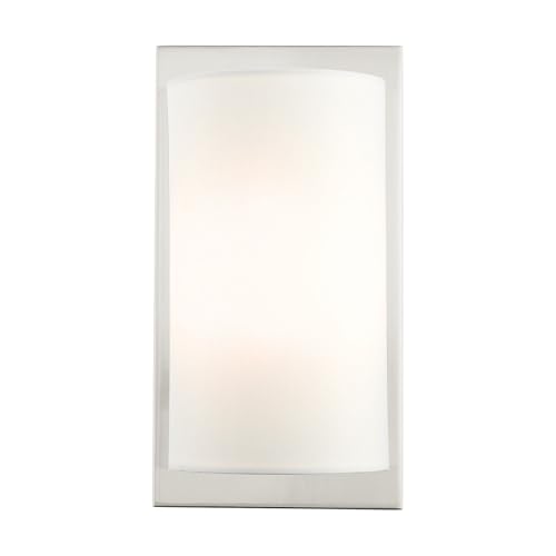Livex Lighting 50860-91 Meridian 1-Light Wall Sconce, Brushed Nickel - Image 1