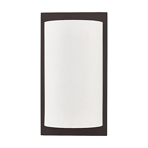 Livex Lighting 50860-91 Meridian 1-Light Wall Sconce, Brushed Nickel - Image 5
