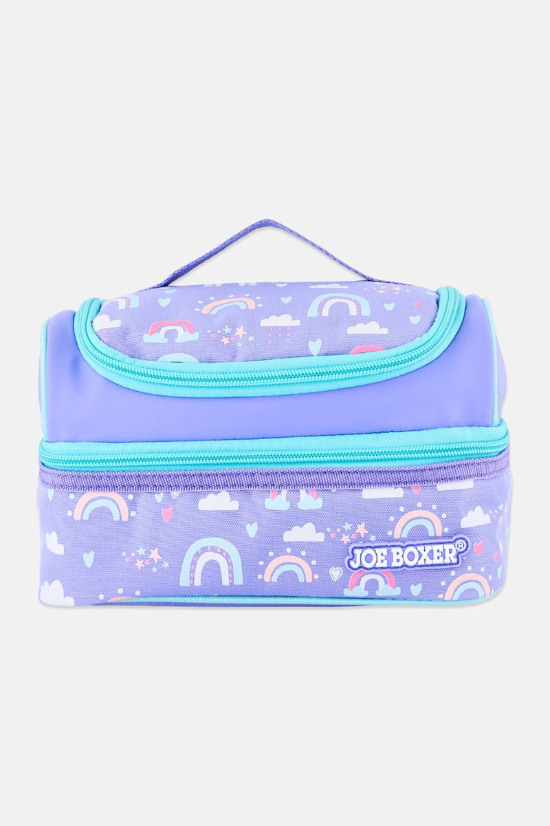 Joe Boxer Kids Boy Allover Print Lunch Bag, Multicolor - Image 1