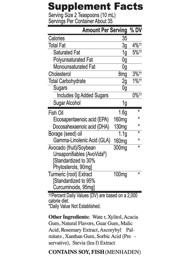 Onnit - Joint Oil: Emulsified Liquid Fish Oil To Support Joint Health And Mobility Tangerine Flavor (12Oz) - Image 1