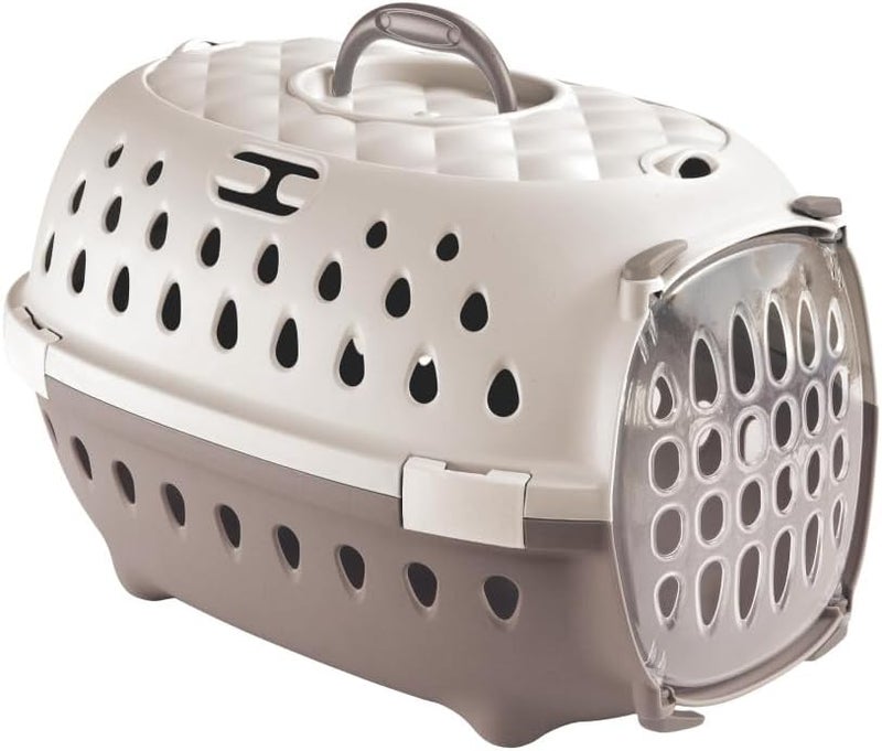 Stefanplast Cat Pet Carrier Travel Chic Stefan Plast - 50x34.5x32 cm - grey - Image 2