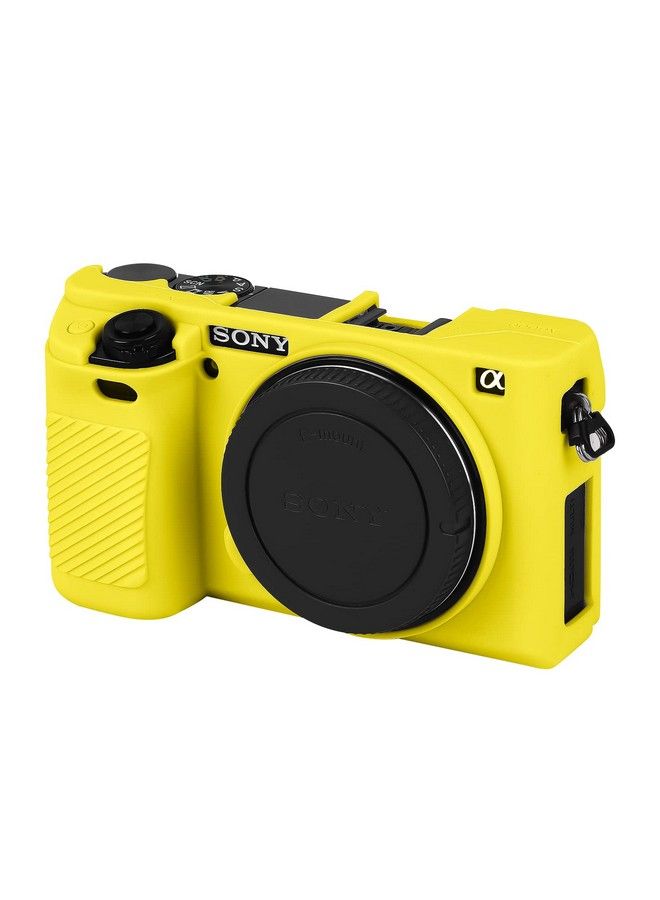 Easy Hood Case For Sony Alpha A6000 Ilce6000 Digital Camera Antiscratch Soft Silicone Housing Protective Cover Protector Skin (Yellow) - Image 1