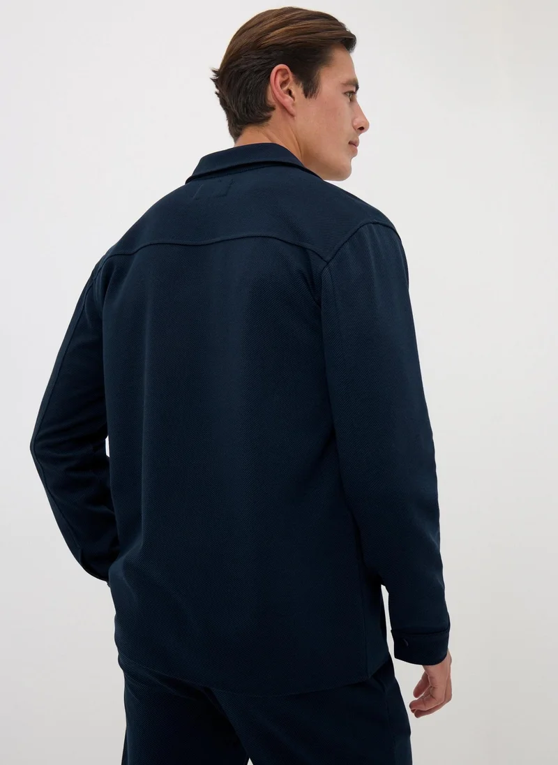 Matalan Navy Smart Co Ord  Shacket