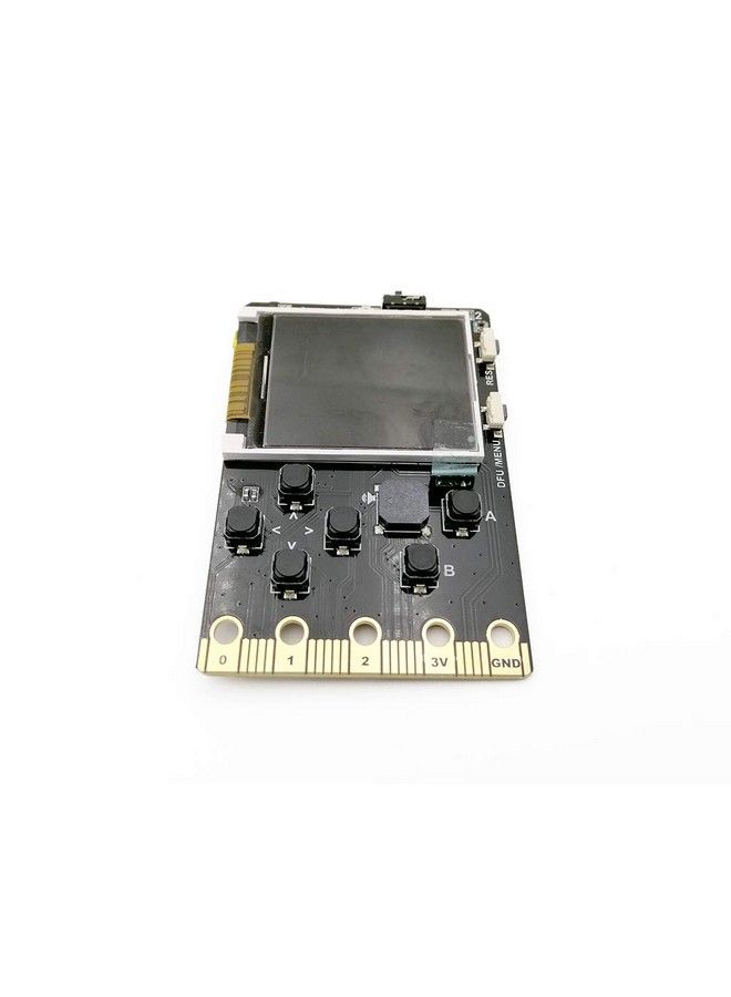 Meowbit Cardsized Retro Computer Video Game Console Codable Console For Microsoft Makecode Arcade And Python Compatible Micro:Bit Expansion Board For Building Robotblue