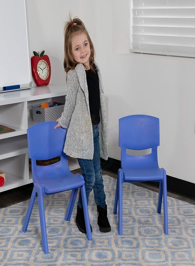 RBWTOYS Rbwtoys Plastic Kids Chair, Durable And Lightweight, 28cm Height Seat, Indoor Or Outdoor Use For Boys Girls Aged 2+ RW-17109, Blue  - Image 5