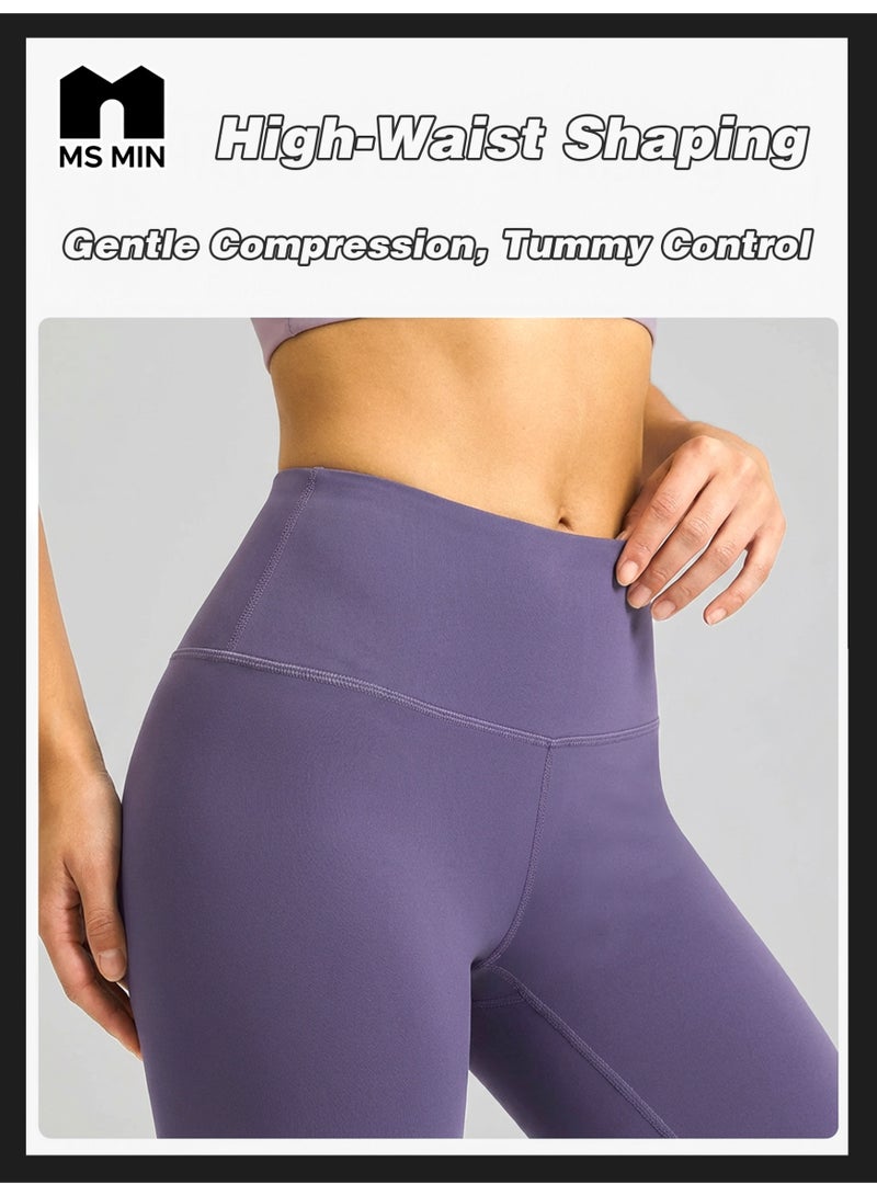 MS MIN Women's 2-Piece Yoga Wear Set, Slim-Fit Zipper Sports Jacket, High-Waist Tummy-Control Leggings, Pocketed Gym Outfit for Pilates, Fitness & Running - Image 5