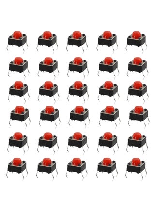 Push Button RED Tactile Micro Switch 12mm 4 pin Pack of 50 - pzsku/Z30F93A7122B43809E4F3Z/45/1746633188/c64ec3cb-b8e2-4c66-a2a2-ec05f09b0781
