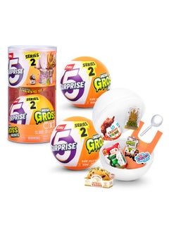 5 Surprise Mega Gross Minis Series 2 (2 Pack) By Zuru Boys, Mystery, Collectible, Mini, Parody, Slime  - Image 1