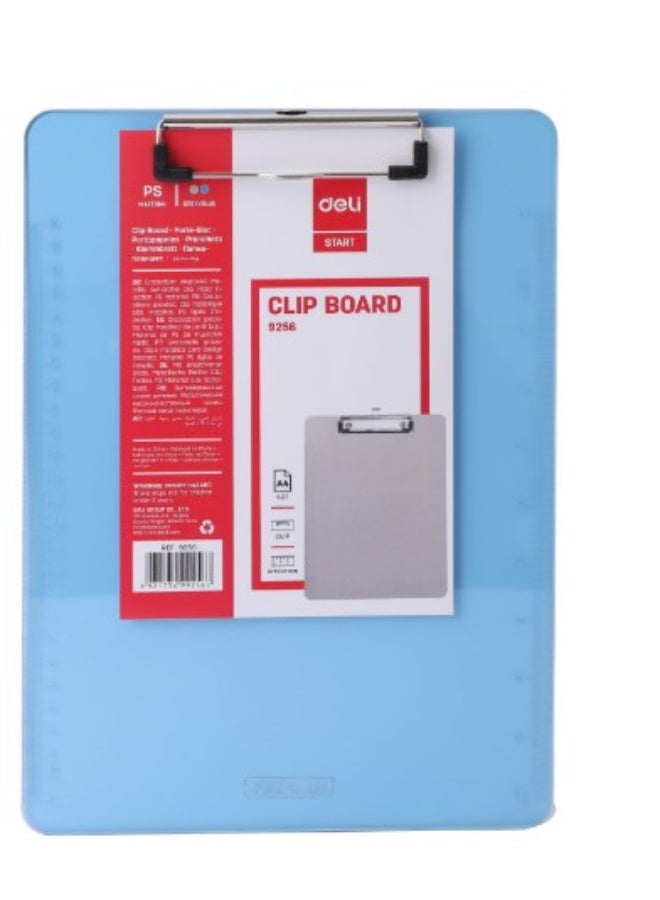 ديلي دلي لوحة قصاصات شفافة A4 بحافة مسطرة، مشبك معدني نحيف - Image 2