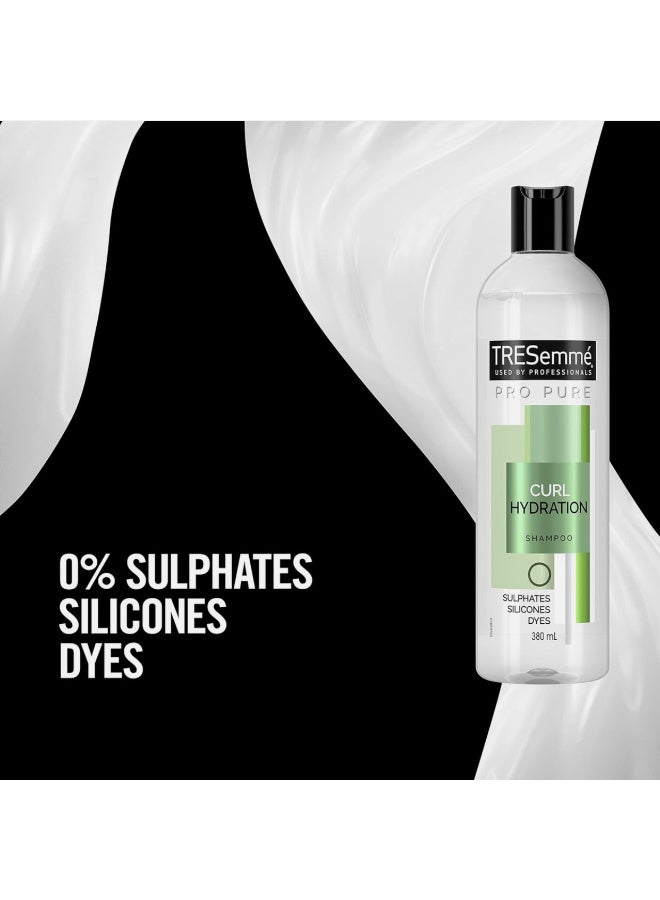 تريزيميه شامبو تريسمي برو بيور كيرل هايدريشن للشعر المجعد، خالي من السيليكون والصبغة والكبريتات، 380 مل - Image 2