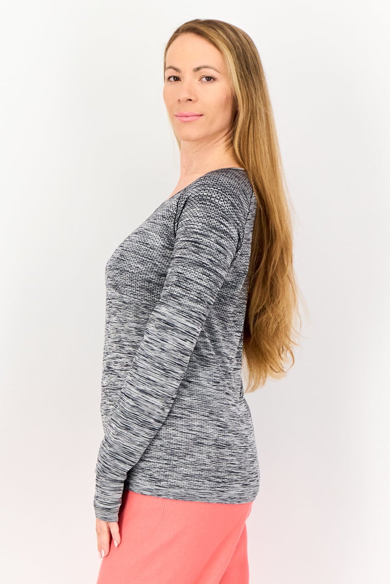 Nike Women Dri Fit Long Sleeve Running Top, Multicolor - Image 4