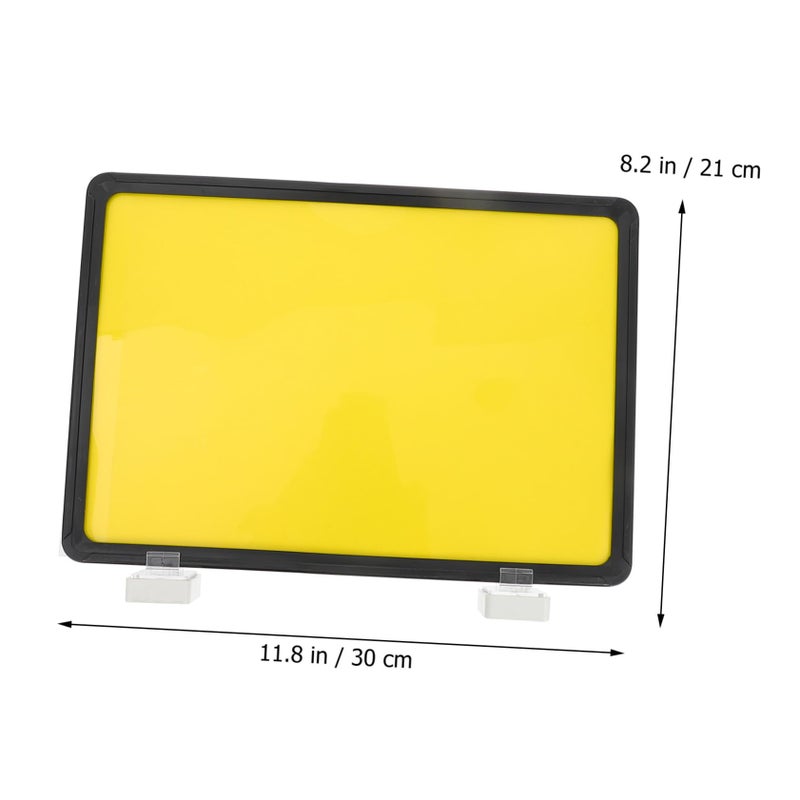 Magnetic Shelf Label Sign Board For Warehouse Organization Easy Install Reusable Black - Image 3