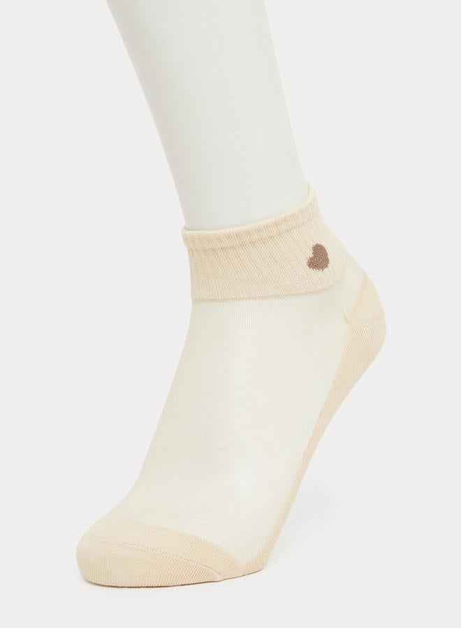 Styli Pack of 2 - Self Design Socks - Image 2