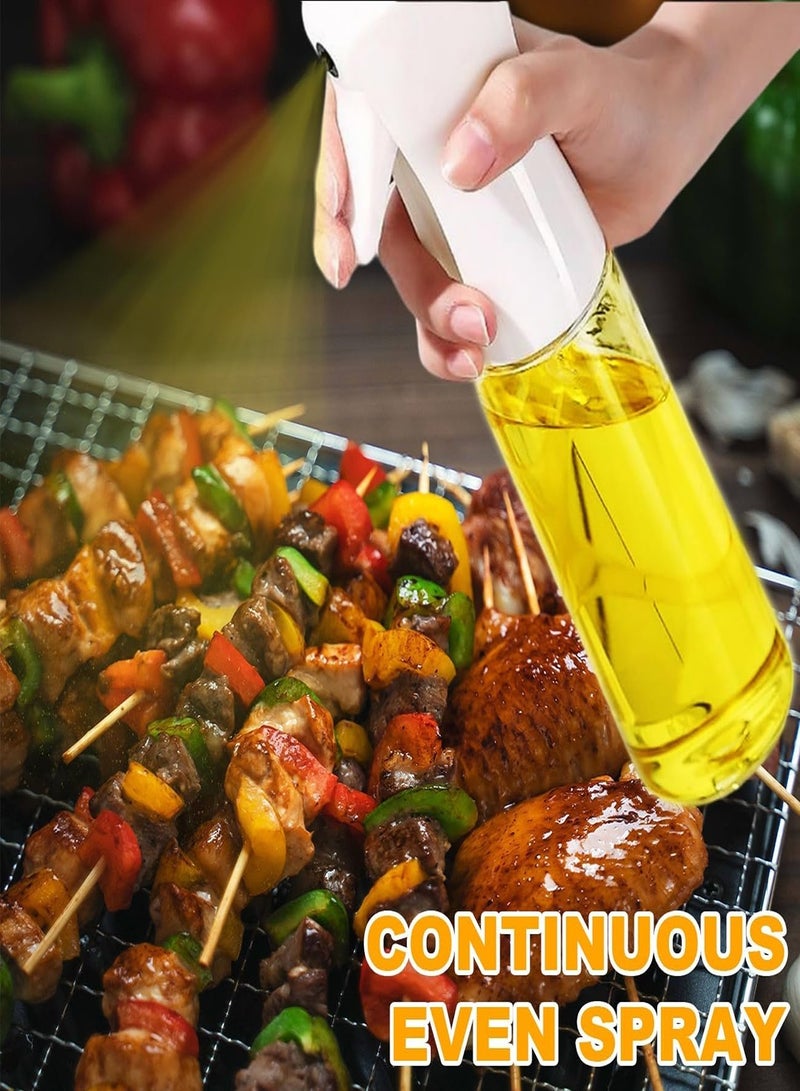 Oil Sprayer for Cooking Olive Oil Sprayer Bottle: Upgraded Glass Oil Mister, Continuous Spray With Portion Control, Premium Cooking Sprayer, Kitchen Gadgets Accessories for Frying Baking BBQ, 7.5oz  - Image 5