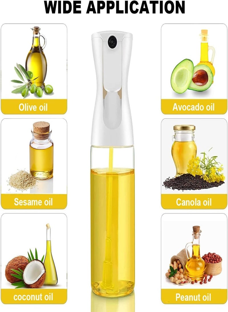 Oil Sprayer for Cooking Olive Oil Sprayer Bottle: Upgraded Glass Oil Mister, Continuous Spray With Portion Control, Premium Cooking Sprayer, Kitchen Gadgets Accessories for Frying Baking BBQ, 7.5oz  - Image 2