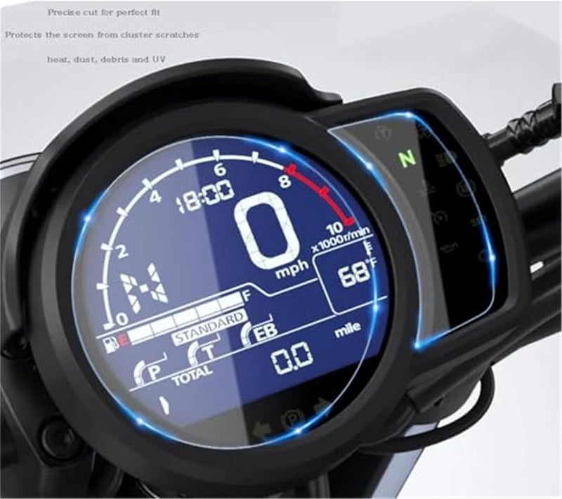 QASULER Motorcycle Screen Protector for Rebel 1100 - Image 2